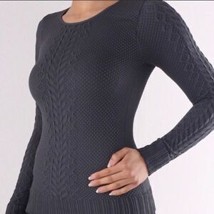 Itzon Grey Thermal Tech Top Size OS